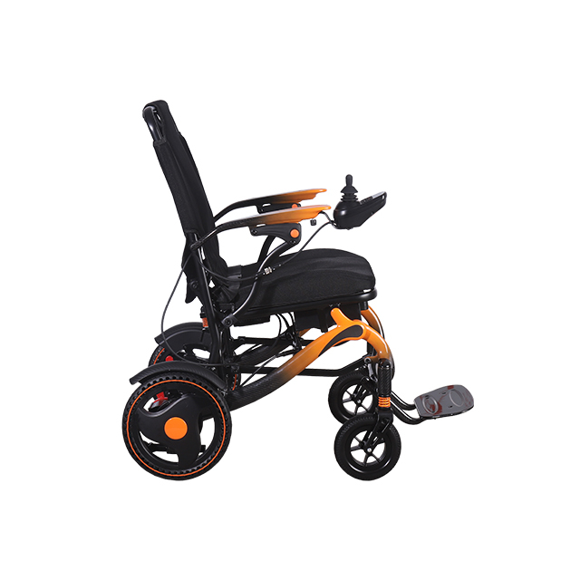 Cadeira de rodas elétrica leve de fibra de carbono NXN20-225 e liga de alumínio