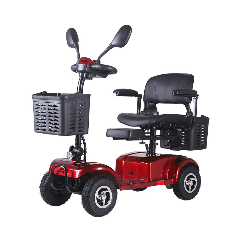 DDF107 scooter de mobilidade elétrica portátil de 4 rodas para exterior