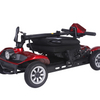 Scooter de mobilidade elétrica dobrável de 4 rodas em liga de alumínio DDF104