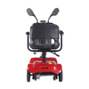 Scooter de mobilidade elétrica vermelha dobrável de 4 rodas DDF105 para adultos