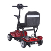 Scooter de mobilidade elétrica dobrável de 4 rodas em liga de alumínio DDF104