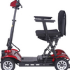Scooter de mobilidade elétrica dobrável de 4 rodas em liga de alumínio DDF104
